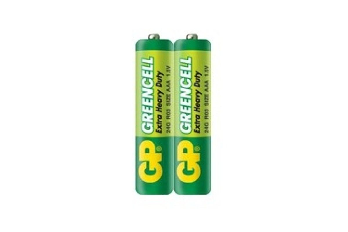 Батарейка солевая GP GreenCell 24G AAA R03 1.5В 24G-OS2 (4891199000454)