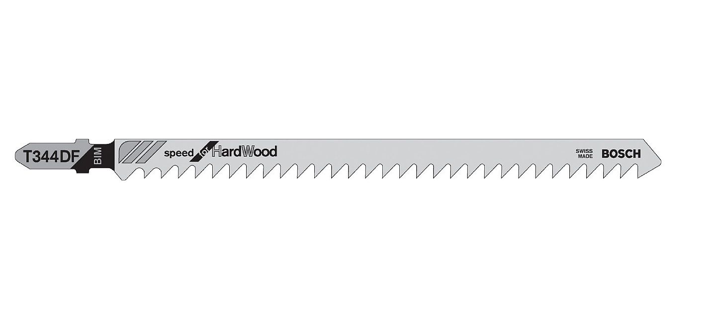 Пилка для лобзика 5.0-100.0мм по твердому дереву прямой пропил Speed for Hard Wood T344 DF BIM BOSCH (2608634243)