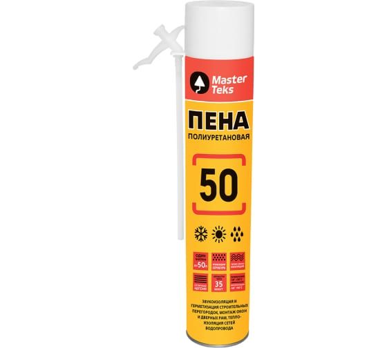 Пена монтажная всесезонная MASTERTEKS 50 670мл HENKEL (243411)