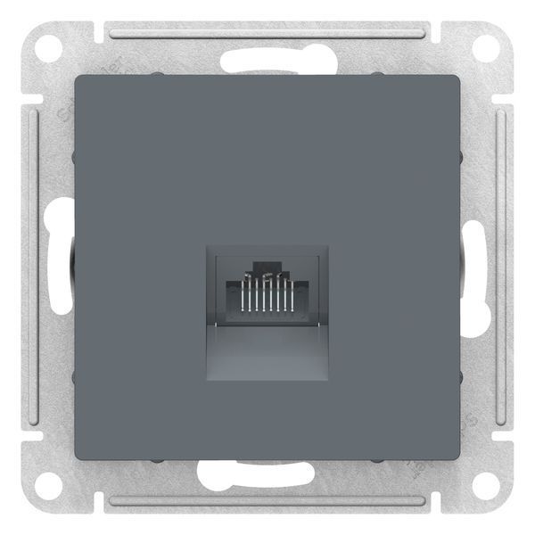 Розетка 1-я компьютерная RJ45 кат. 5Е (грифель) ATLASDESIGN SE